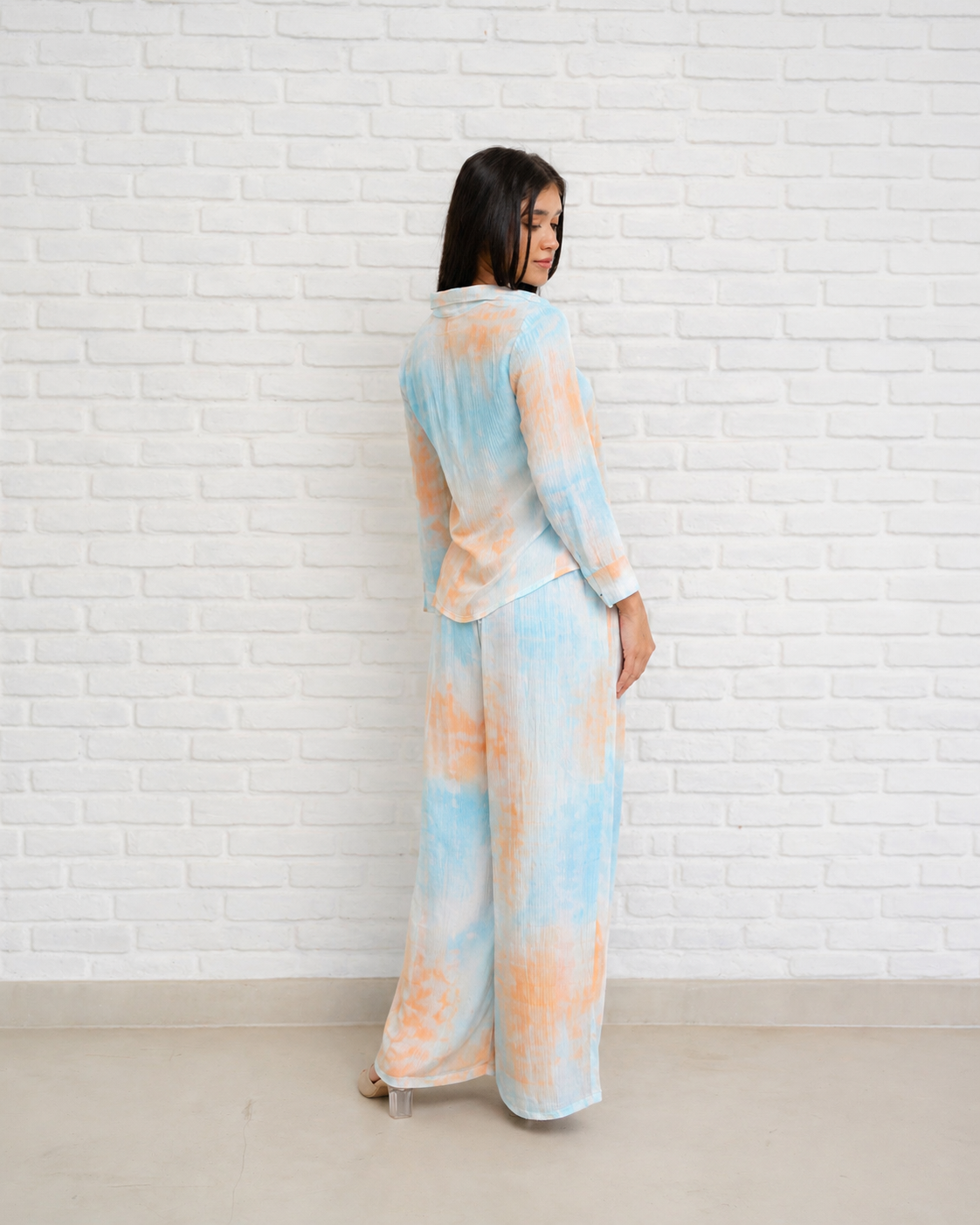 Wide Leg Tye-dye Pant and Shirt Top