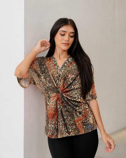 Front Twist Top