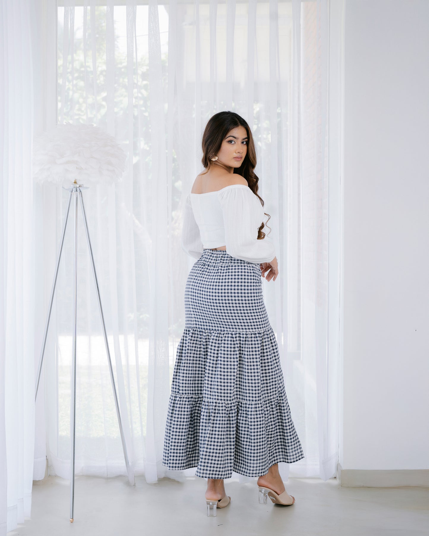 Long Sleeve Corset Top