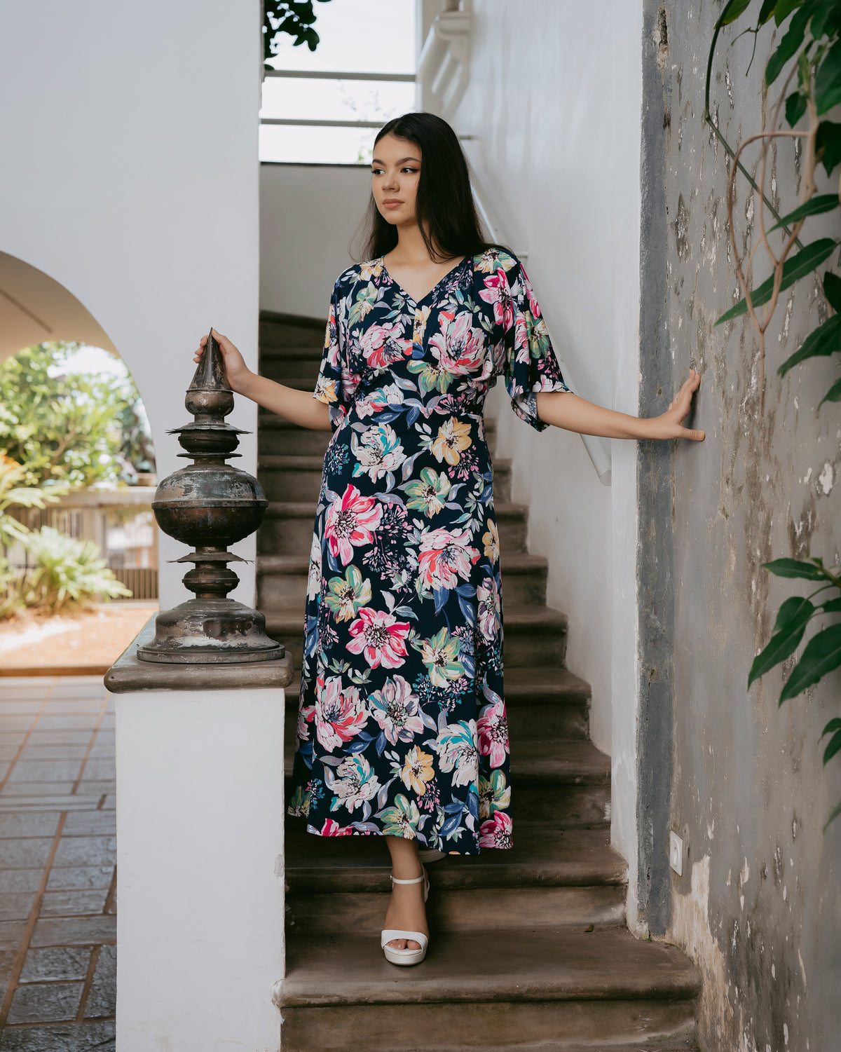 Printed Maxi Dress
