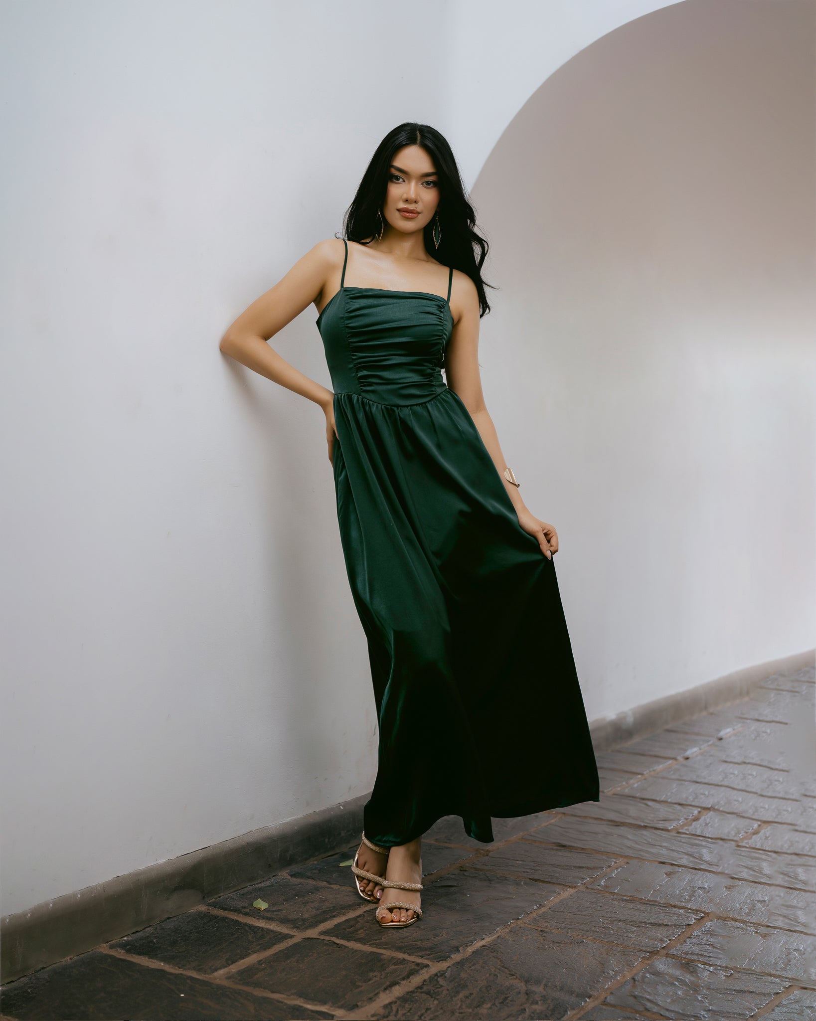 Criss-Cross Back Strappy Dress
