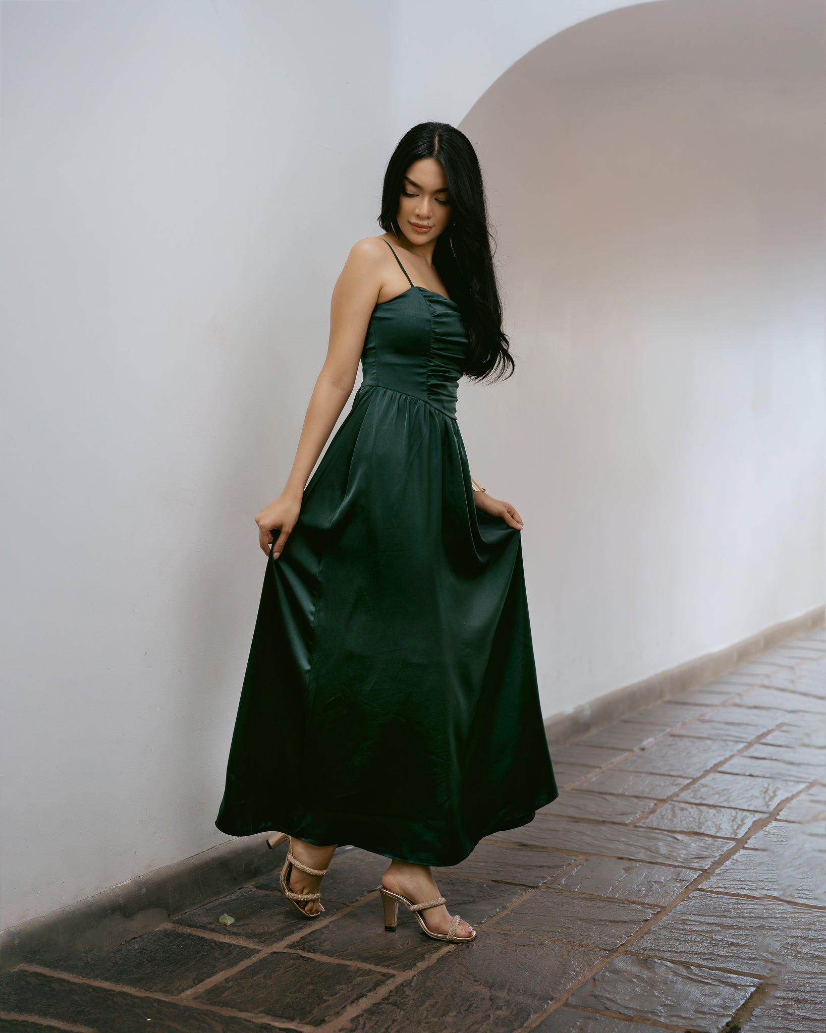 Criss-Cross Back Strappy Dress