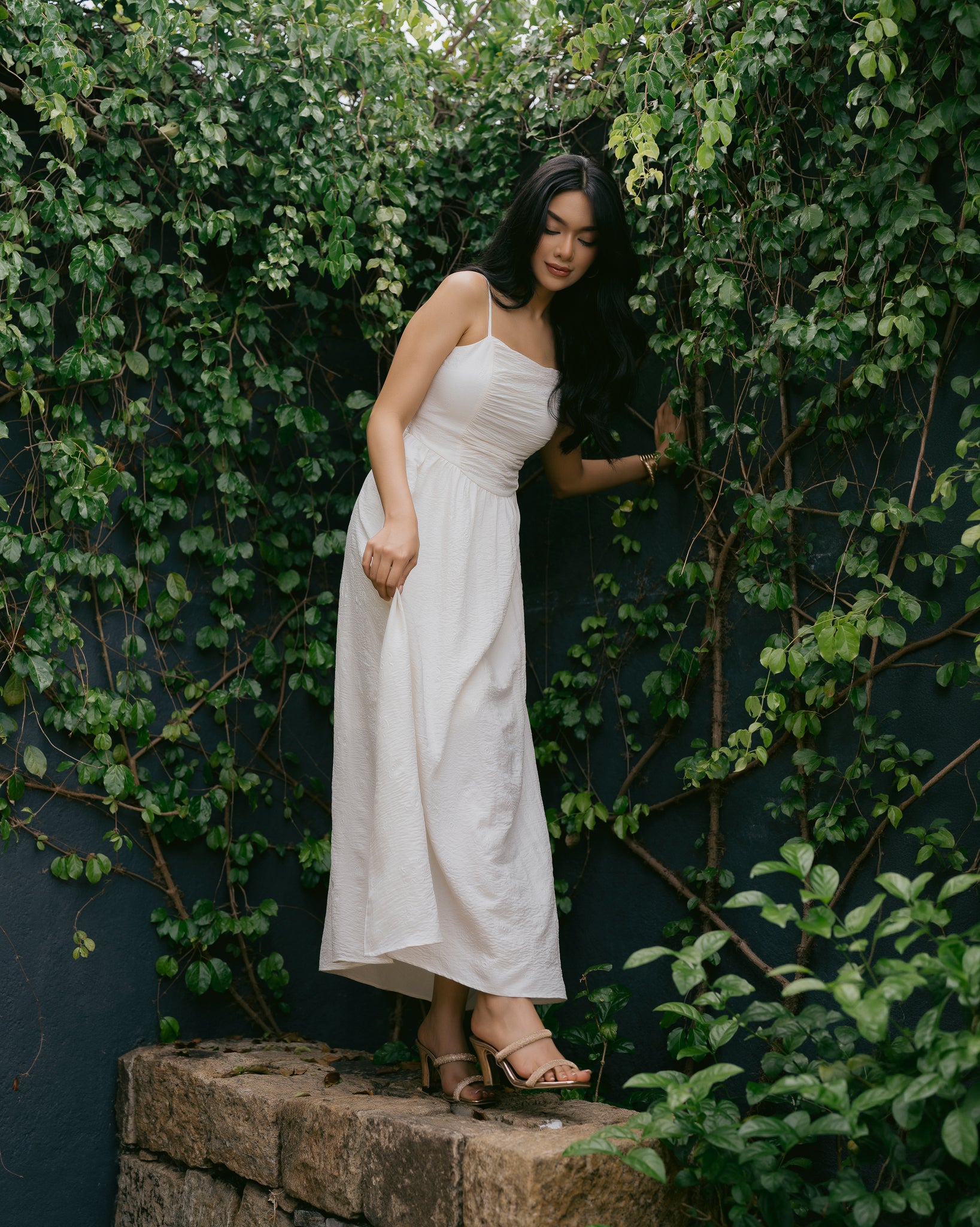 Criss-Cross Back Strappy Dress
