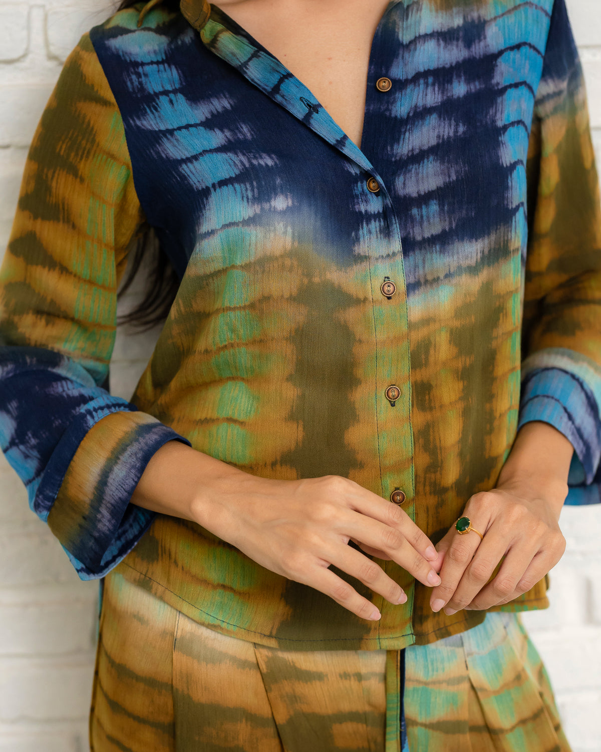 Wide Leg Tye-dye Pant and Shirt Top