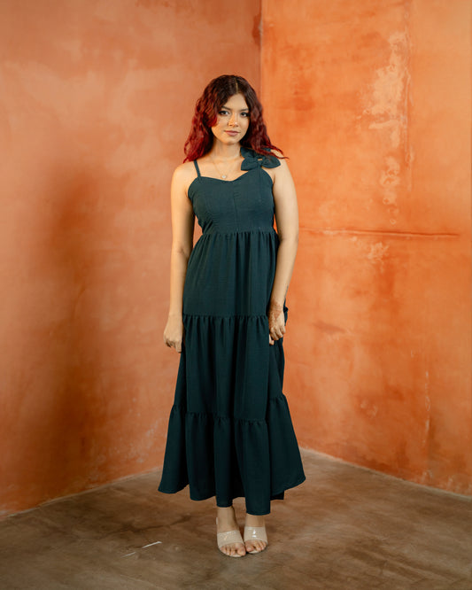 Strappy Flower Detail Dress