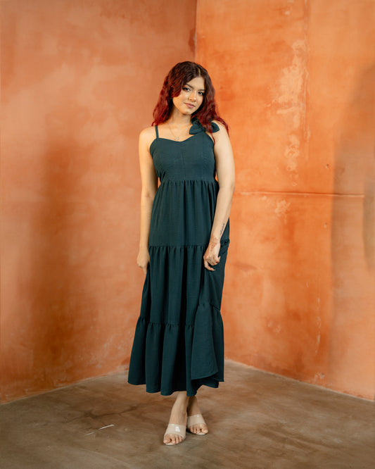 Strappy Flower Detail Dress