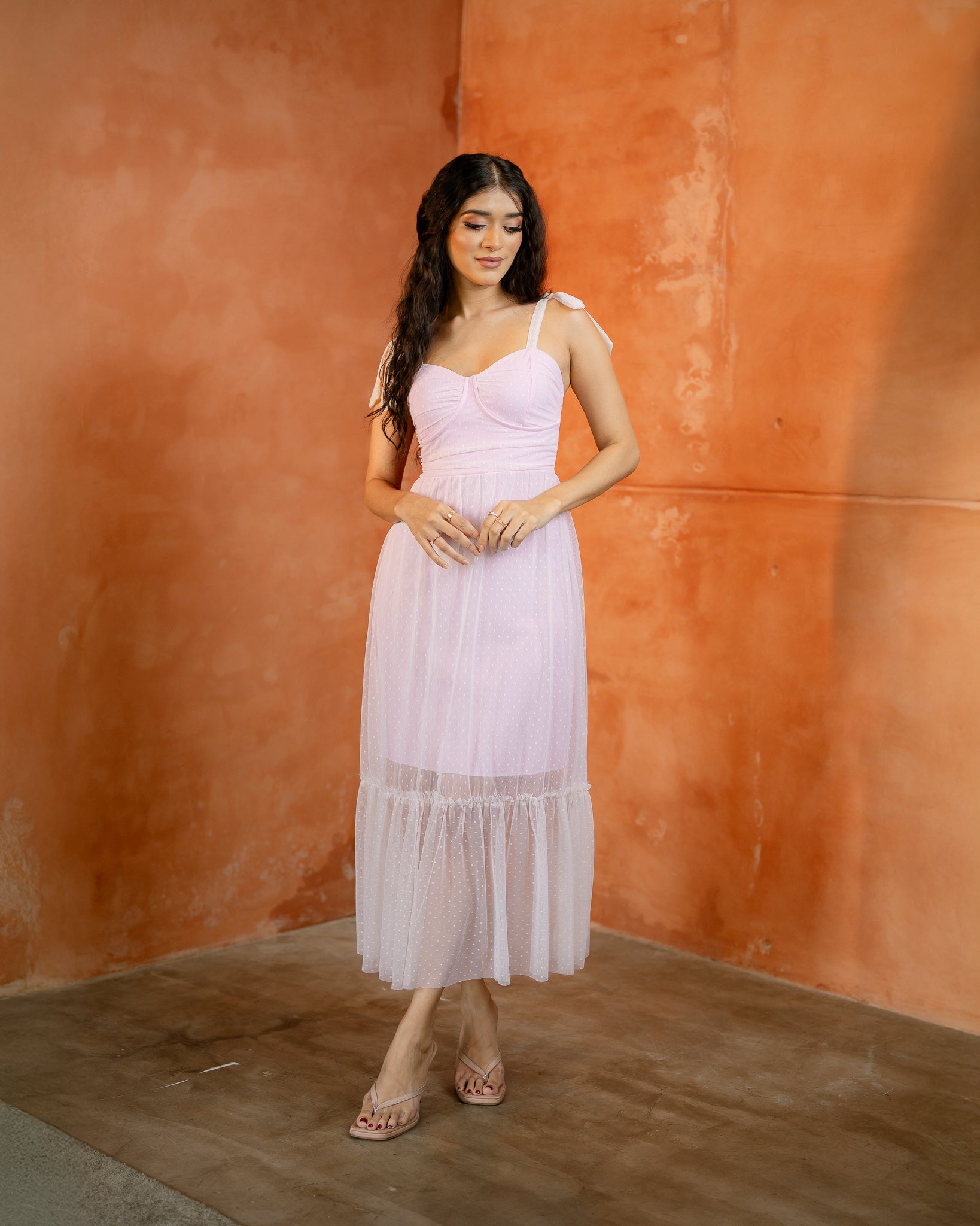 Strappy Corset Maxi Dress