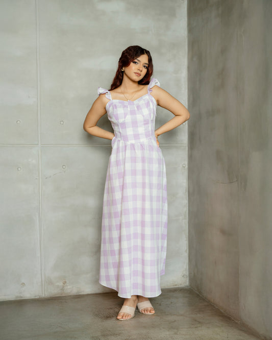 Strappy Corset Long Dress