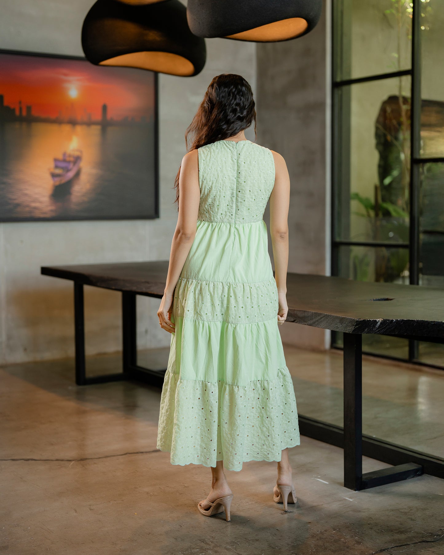 Cutlawn Ruffled Dress