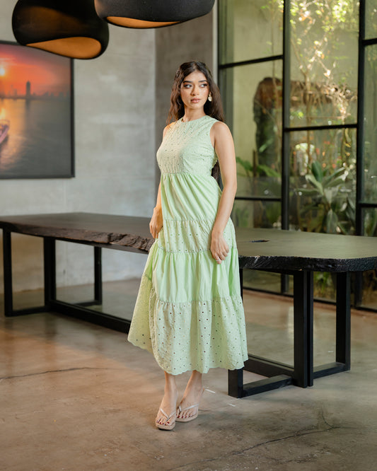 Cutlawn Ruffled Dress