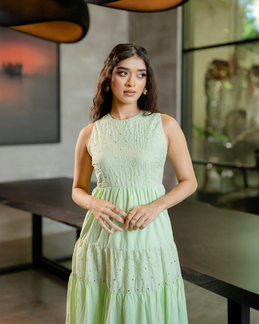 Cutlawn Ruffled Dress