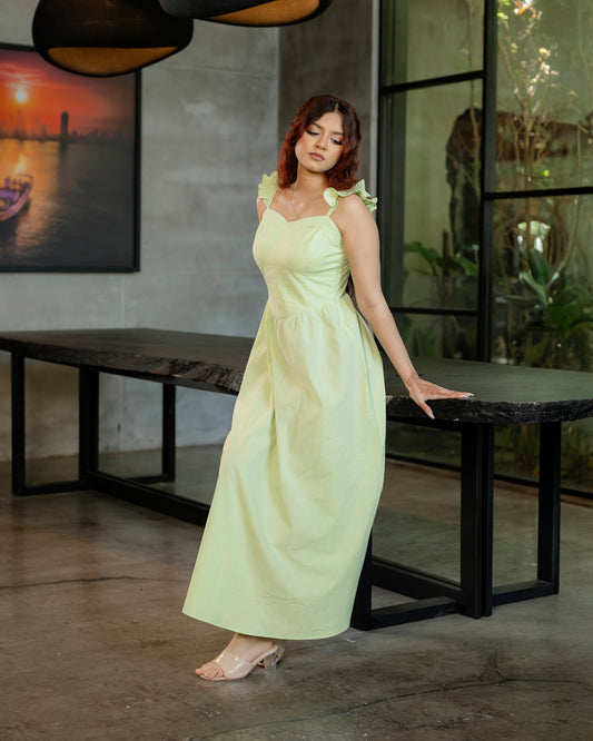 Strappy Corset Long Dress