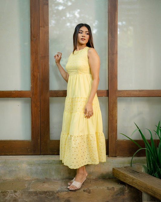 Cutlawn Ruffled Dress