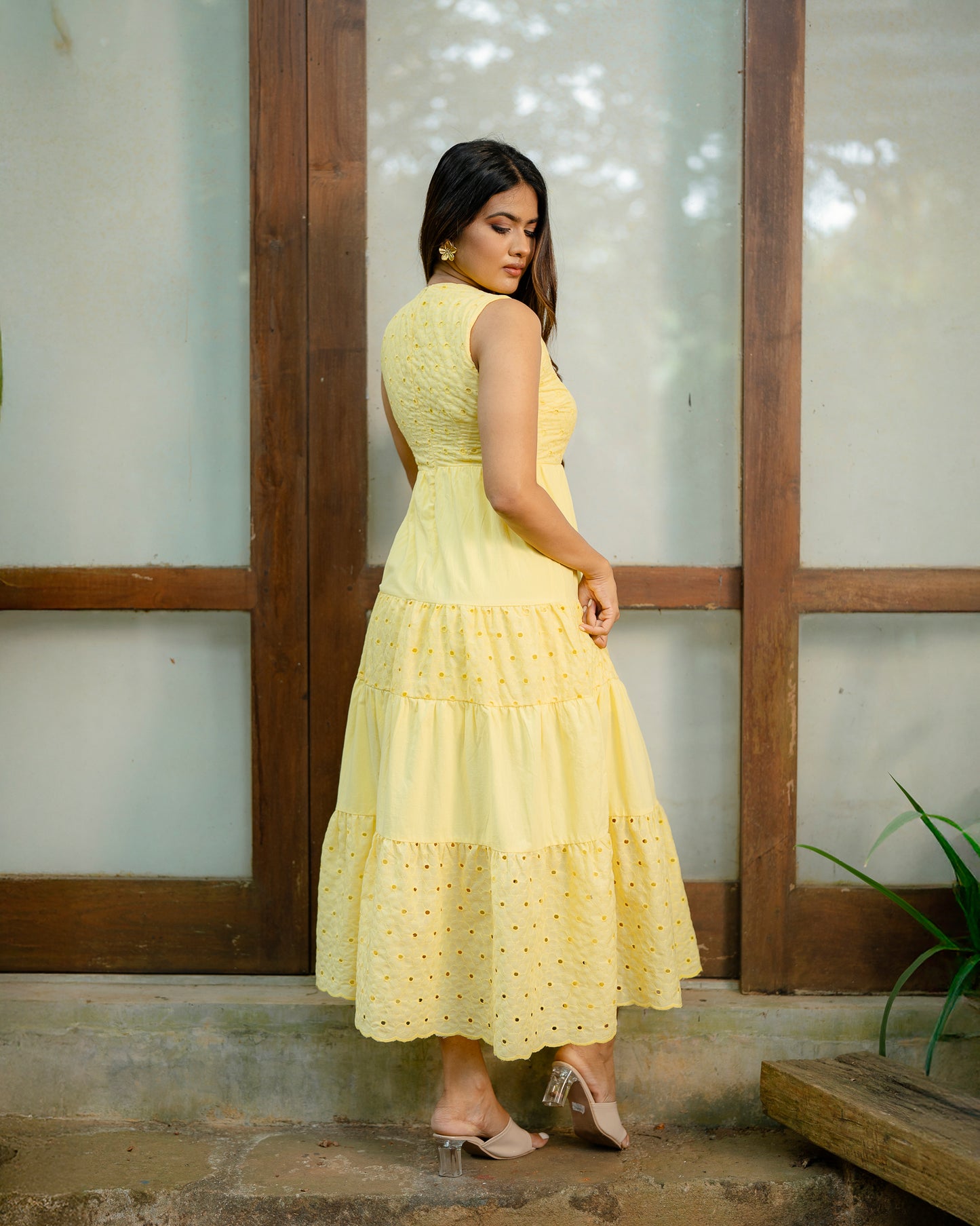 Cutlawn Ruffled Dress