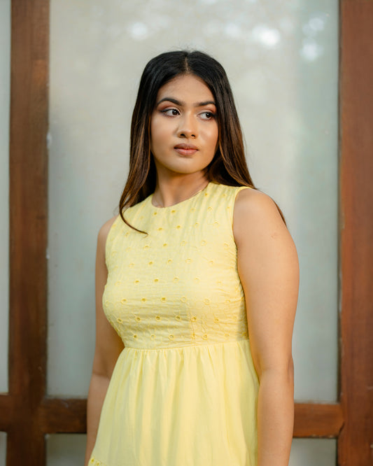 Cutlawn Ruffled Dress