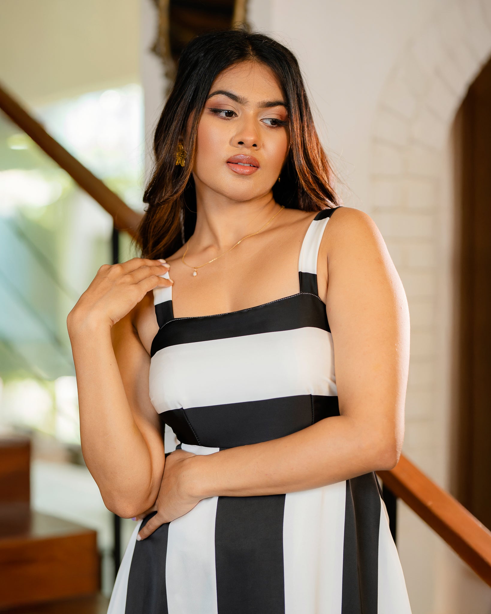 Striped Maxi Dress
