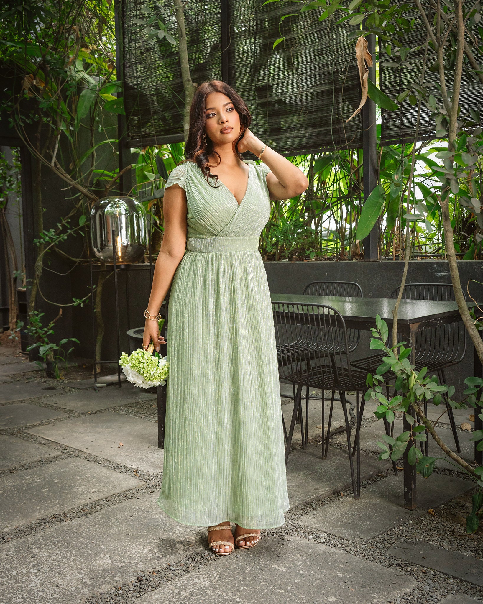 Shimmering Maxi Dress