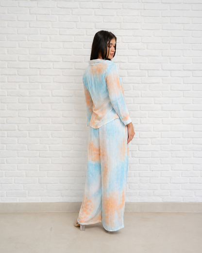 Wide Leg Tye-dye Pant and Shirt Top