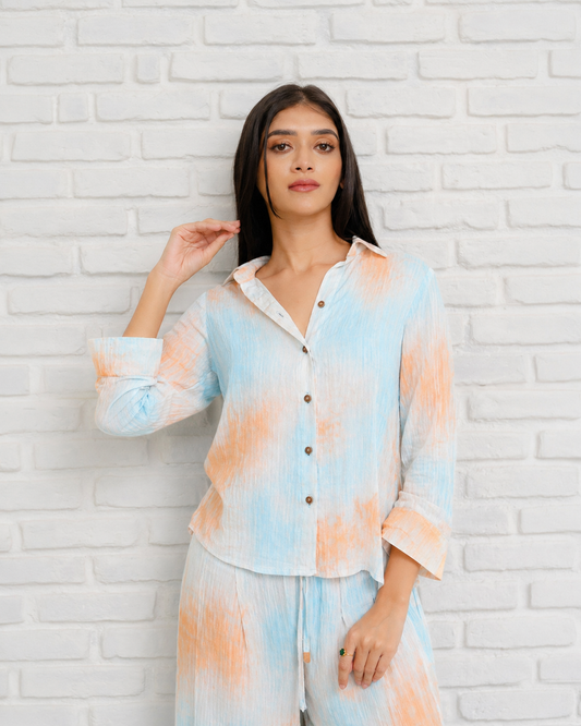 Wide Leg Tye-dye Pant and Shirt Top