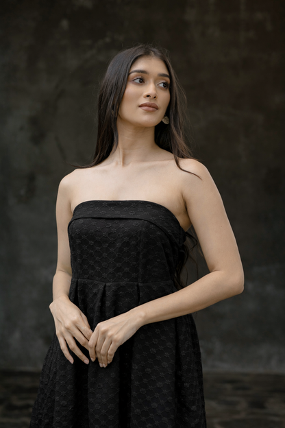 Strapless Midi Dress