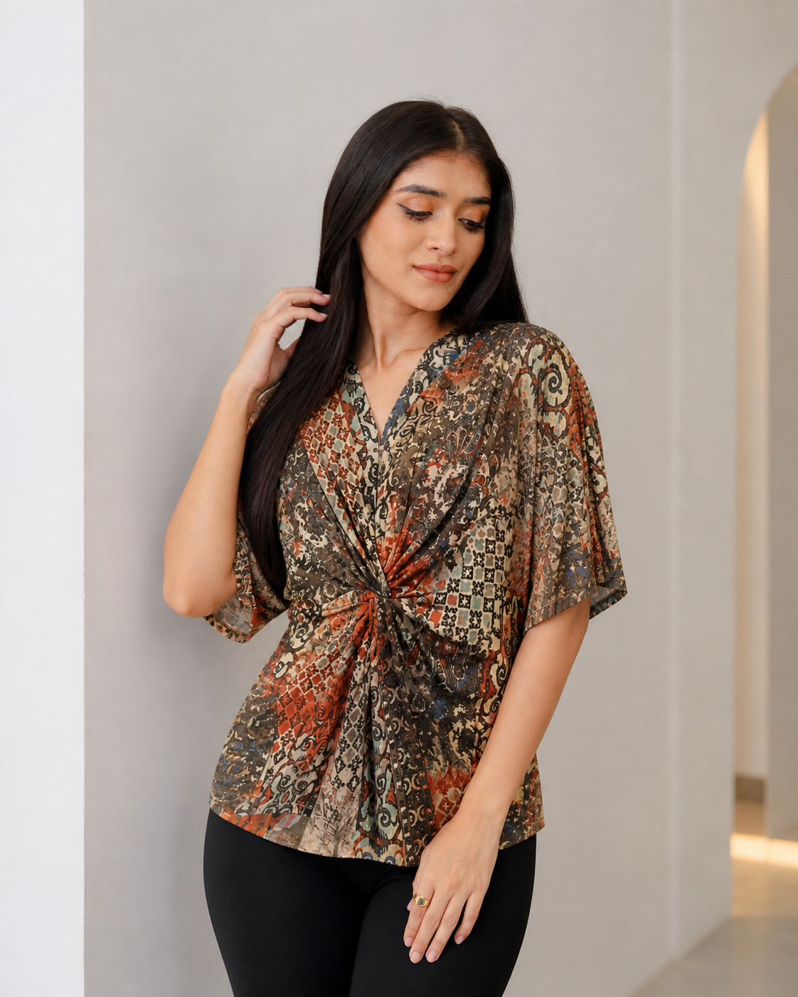 Front Twist Top