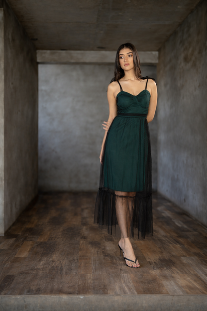 Strappy Corset Maxi Dress