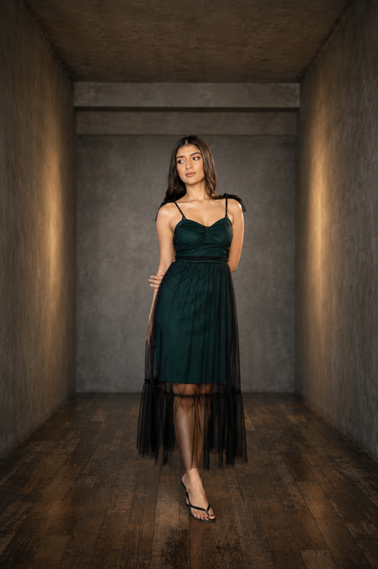 Strappy Corset Maxi Dress