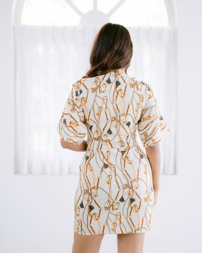 Front TieUp Short Dress