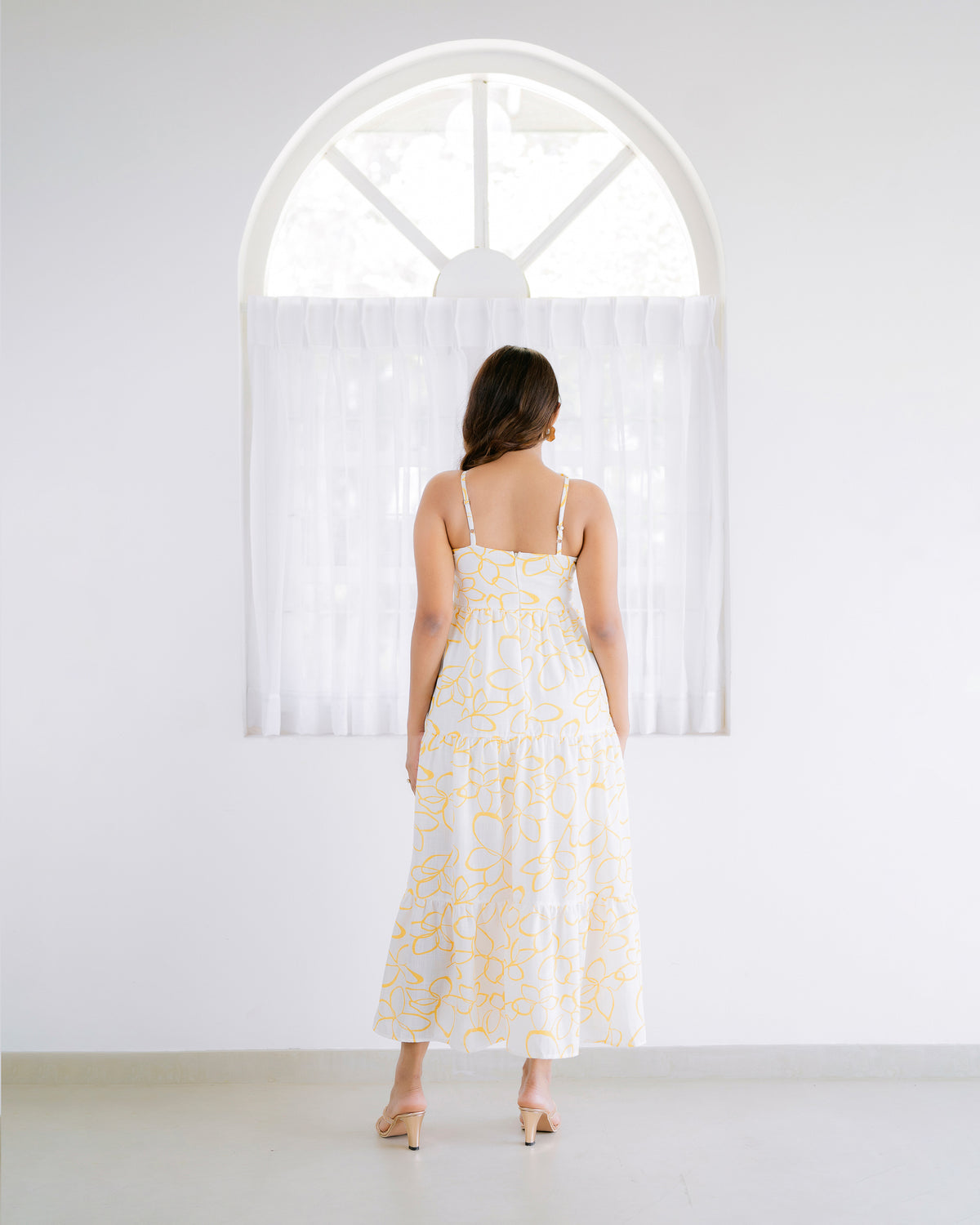 Flower Core Strappy Maxi Dress