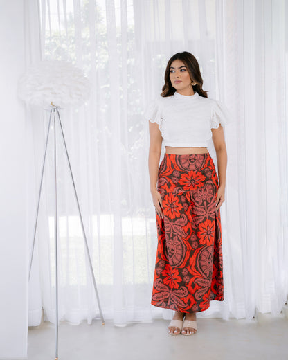 Cutlawn Flared Sleeve Top