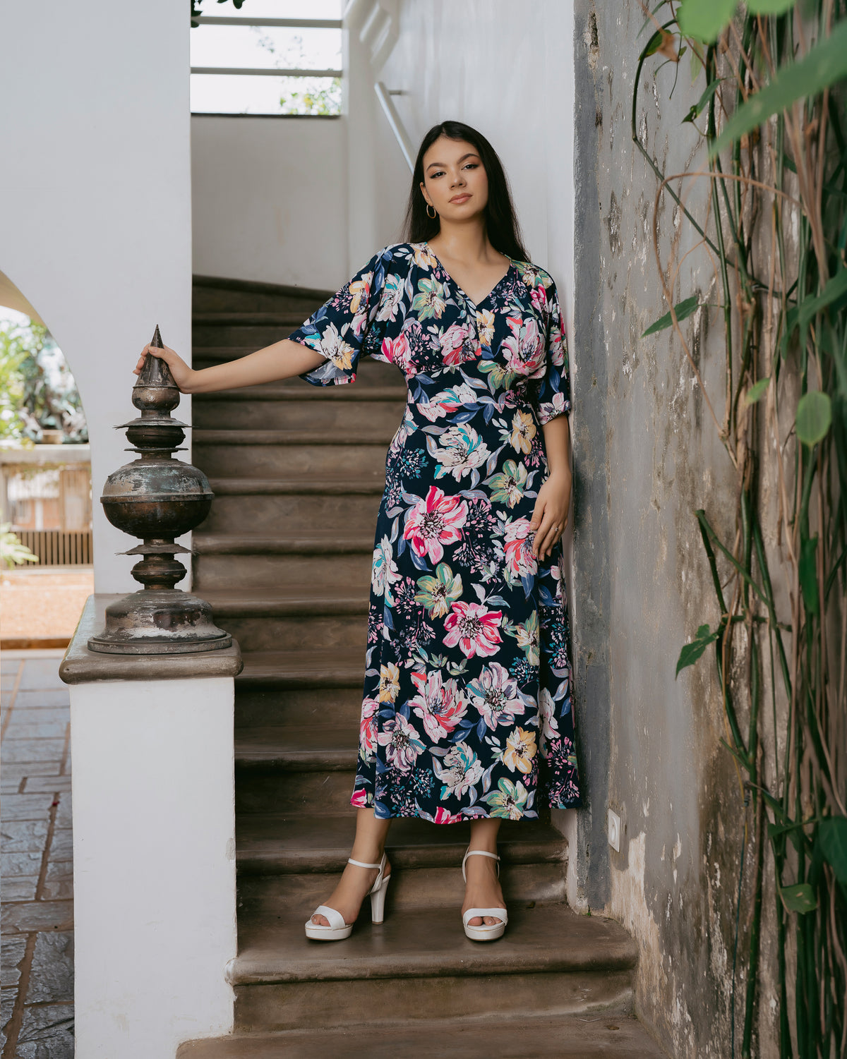Printed Maxi Dress