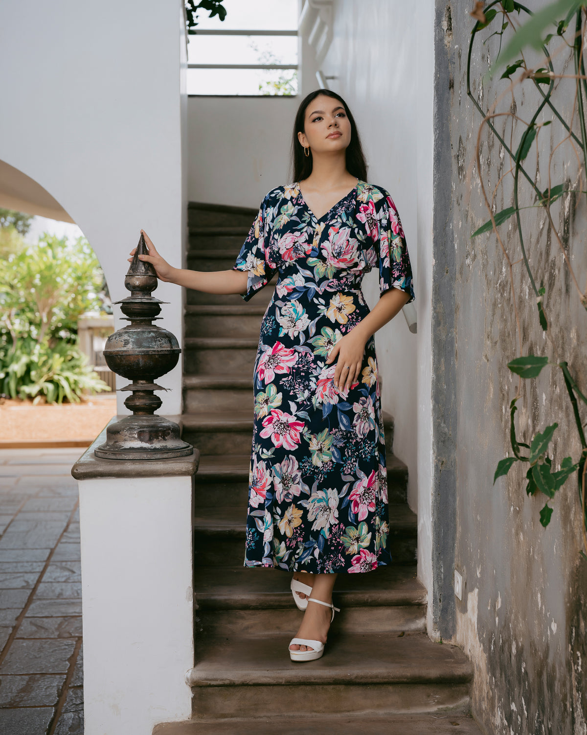 Printed Maxi Dress