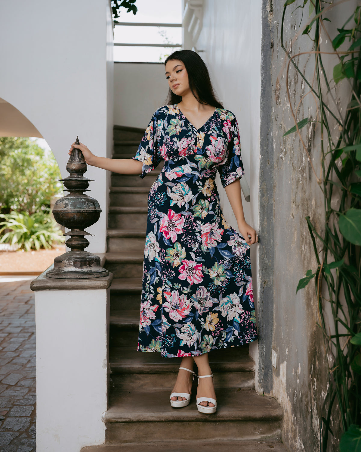 Printed Maxi Dress