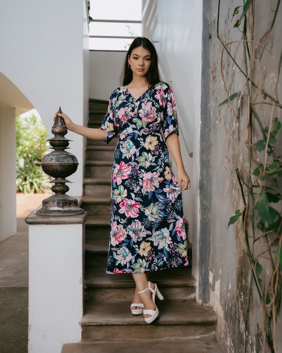 Printed Maxi Dress