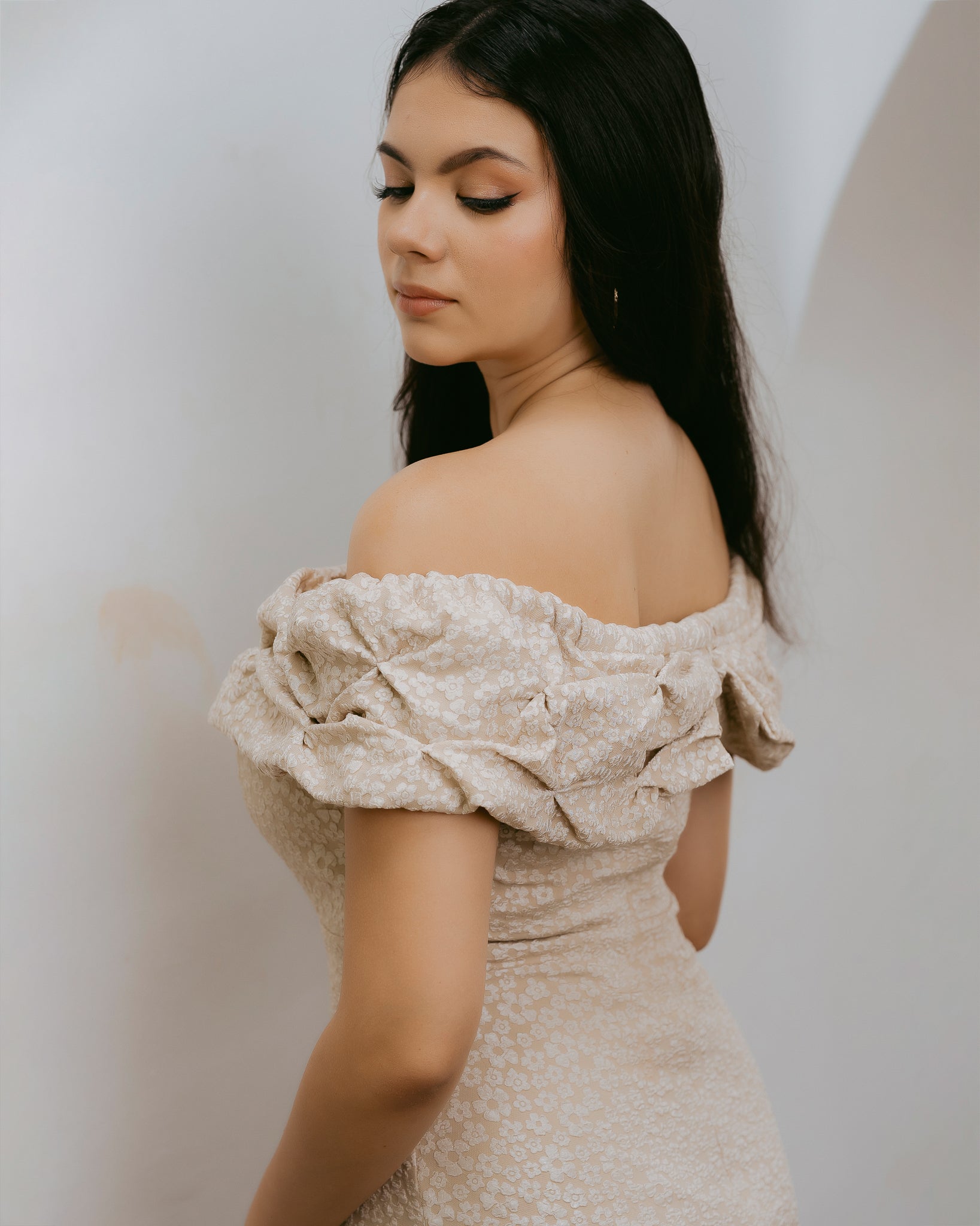 Drop Shoulder Midi Dress