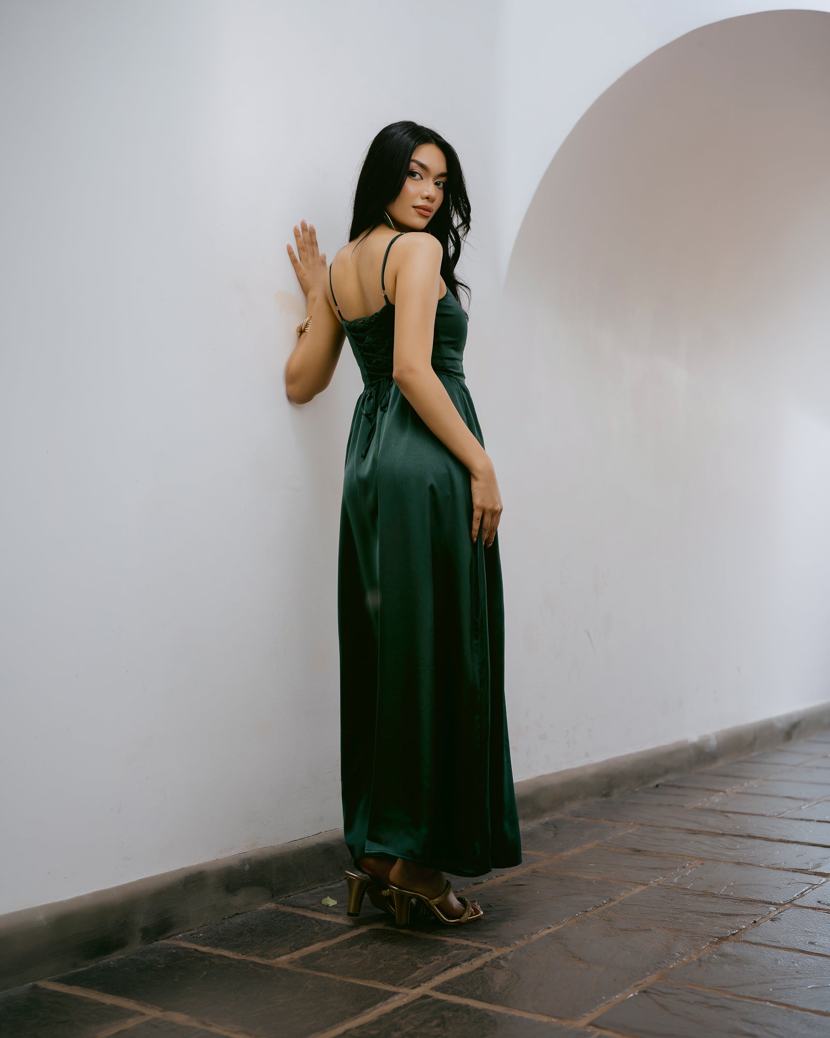 Criss-Cross Back Strappy Dress