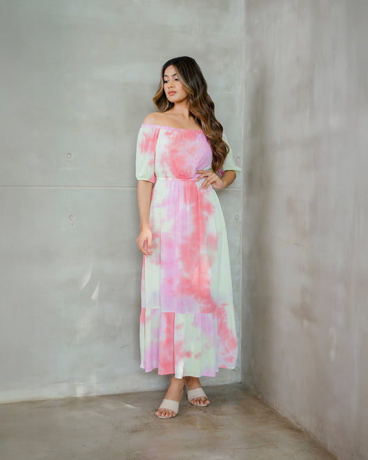 Drop Shoulder Maxi Dress