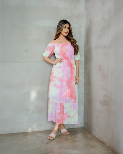 Drop Shoulder Maxi Dress
