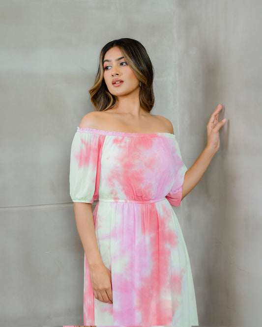 Drop Shoulder Maxi Dress
