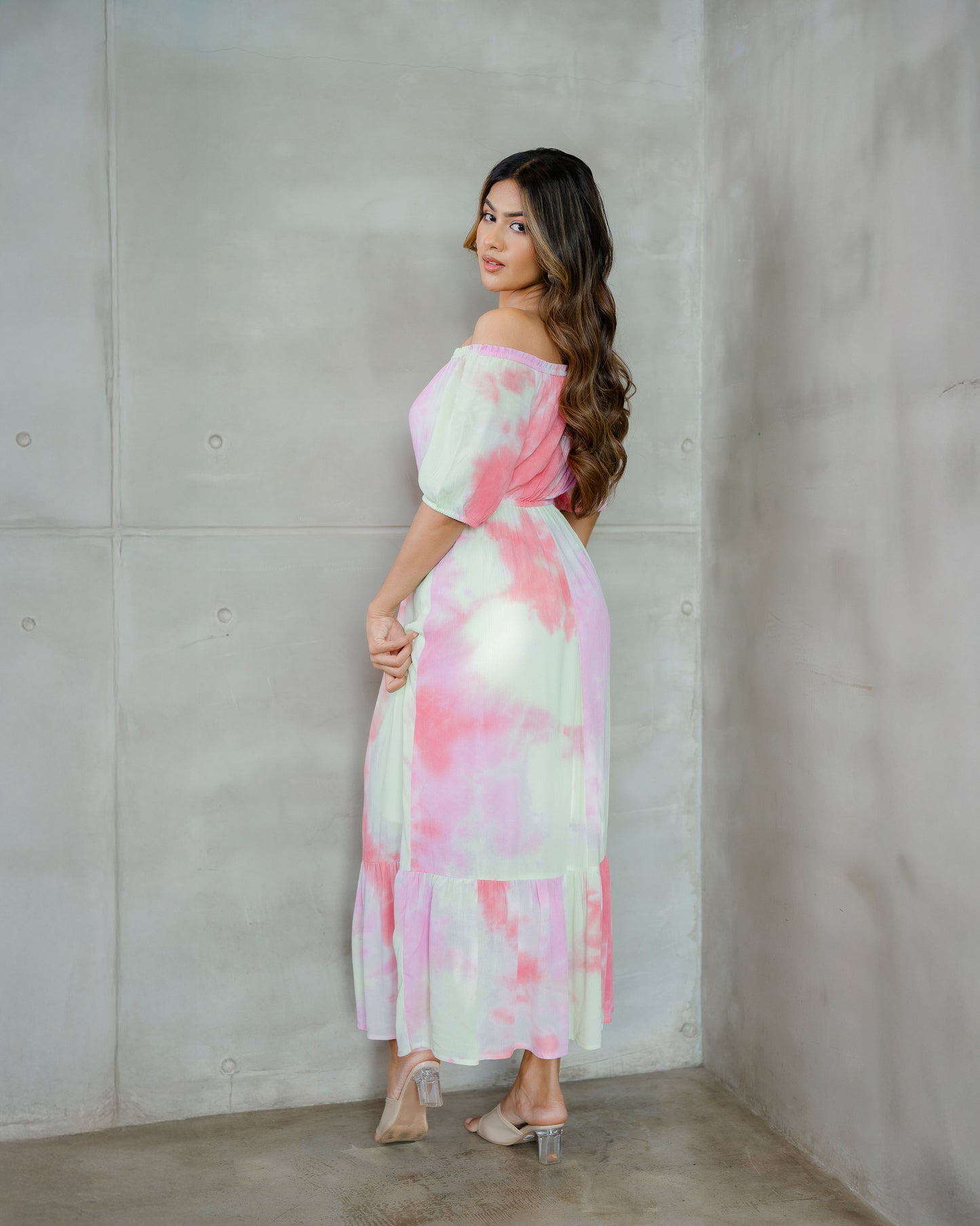 Drop Shoulder Maxi Dress