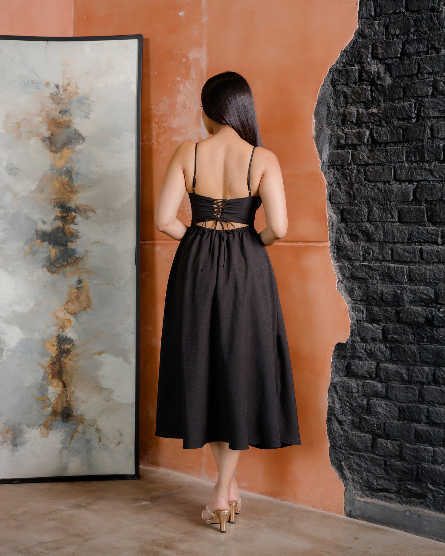 Corset Style Criss Cross Dress