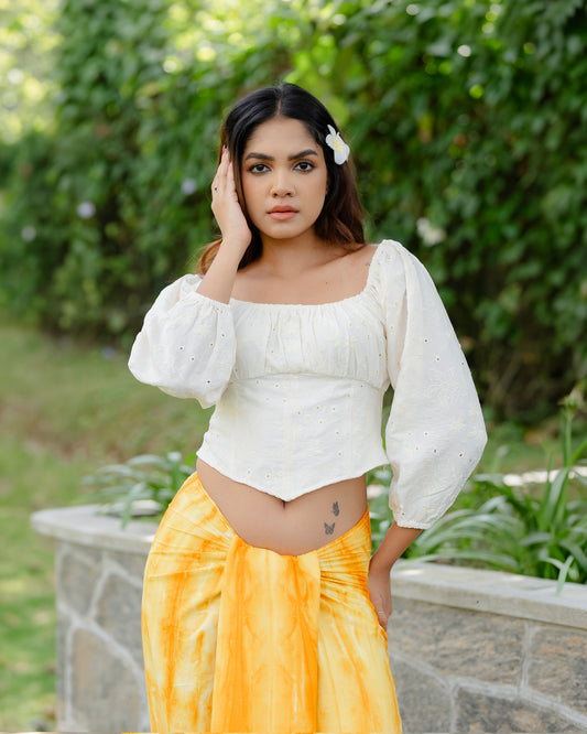 Cutlawn Long Sleeve Crop Top
