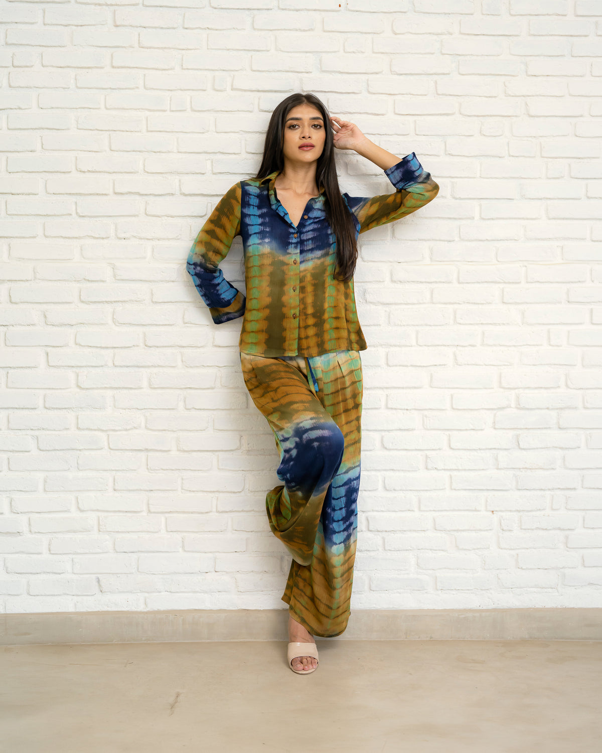 Wide Leg Tye-dye Pant and Shirt Top