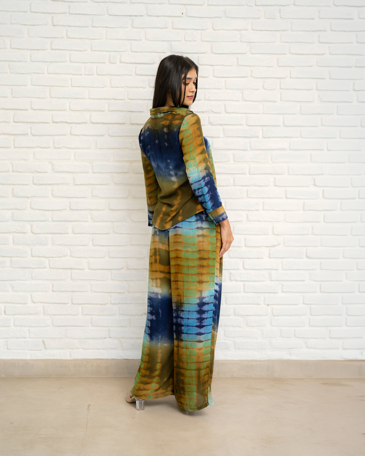Wide Leg Tye-dye Pant and Shirt Top