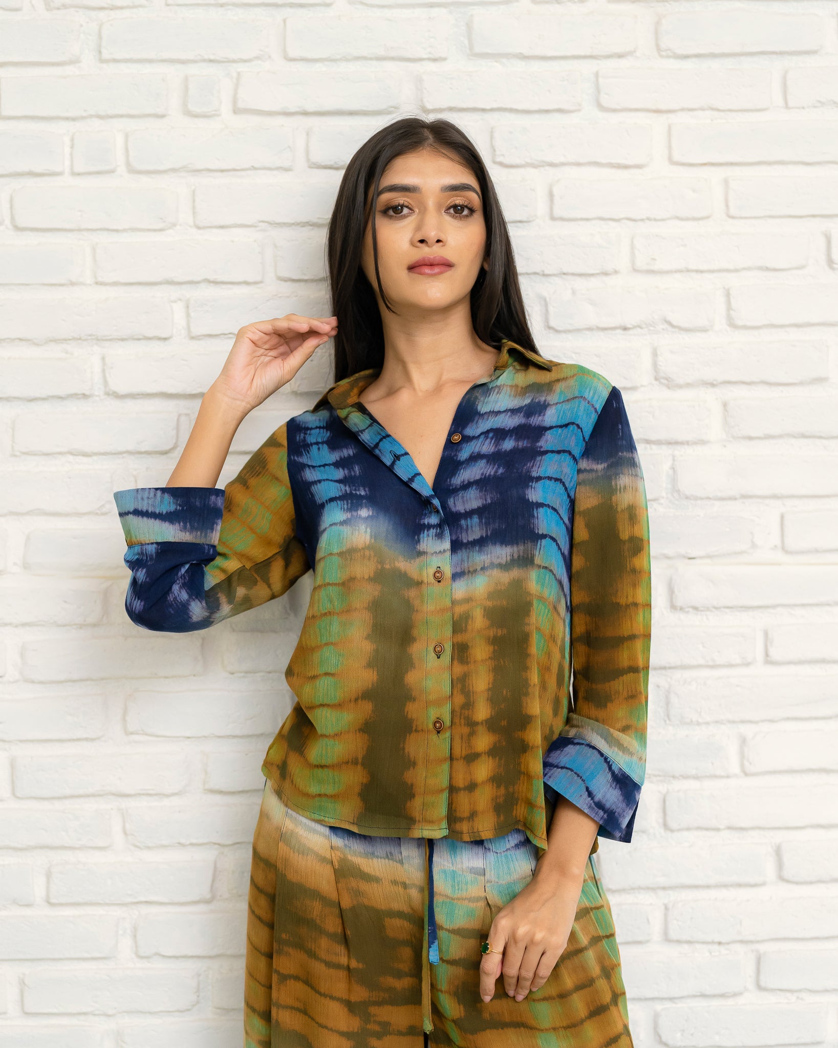 Wide Leg Tye-dye Pant and Shirt Top