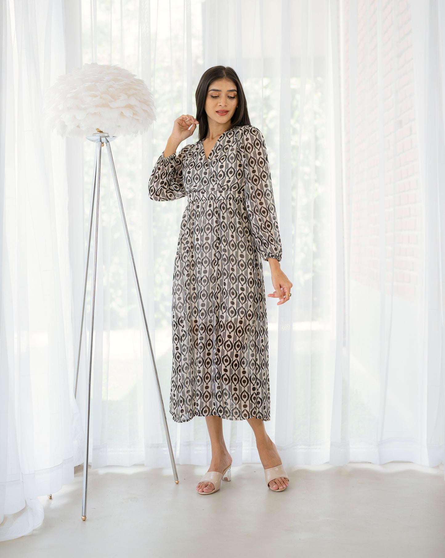 Printed Maxi Dress