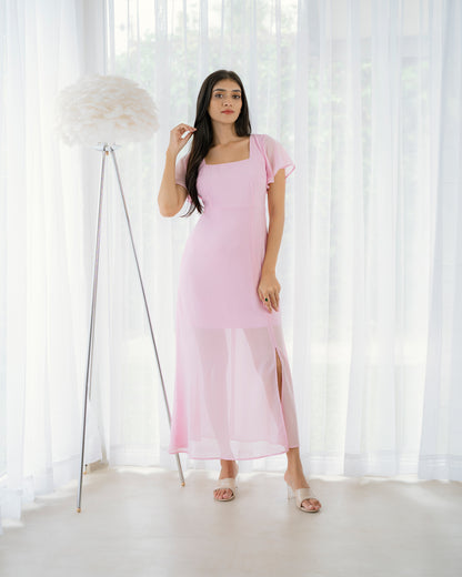 Back Tie Maxi Dress
