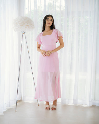 Back Tie Maxi Dress