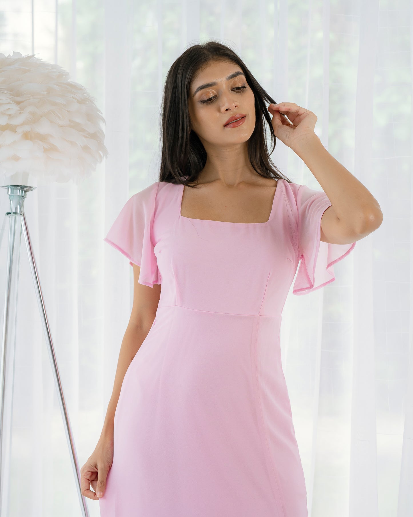 Back Tie Maxi Dress