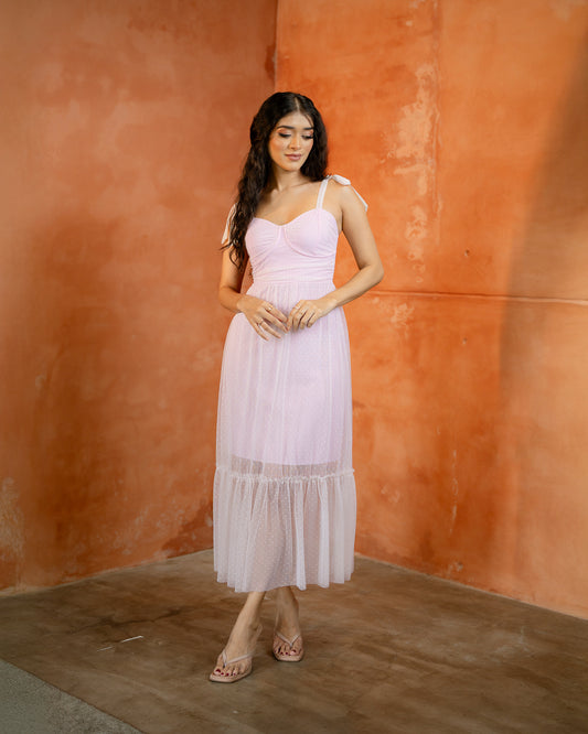 Strappy Corset Maxi Dress